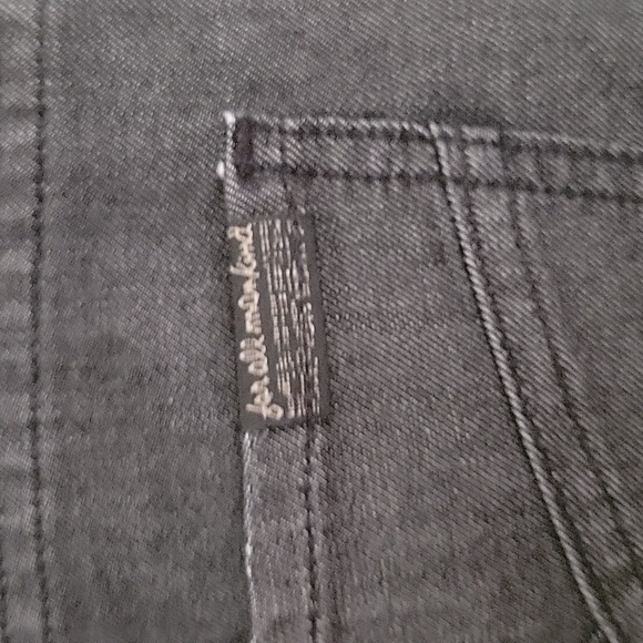 Seven for All Mankind straightleg black denim jeans - Picture 4 of 9
